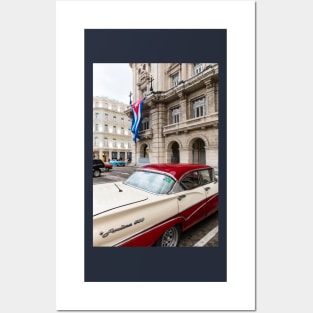 Ford Fairlane 500 In Havana Cuba Posters and Art